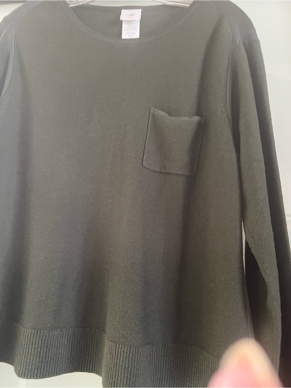 Women's Green Crewneck Sweater